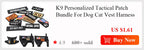 Tactical Dog Harness Leash Set