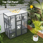 70" Large Spacious Wooden Enclosure