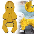 Dog Raincoat High-Visibility Yellow