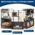 Cat Tower/Enclosed Litter Box