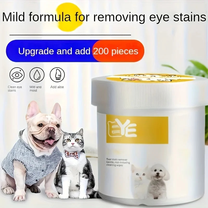 Soft Pet Eye Wipes for Dogs/Cats