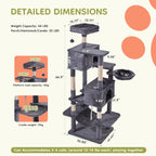 JHK Cat Tree Tower 66 Inch