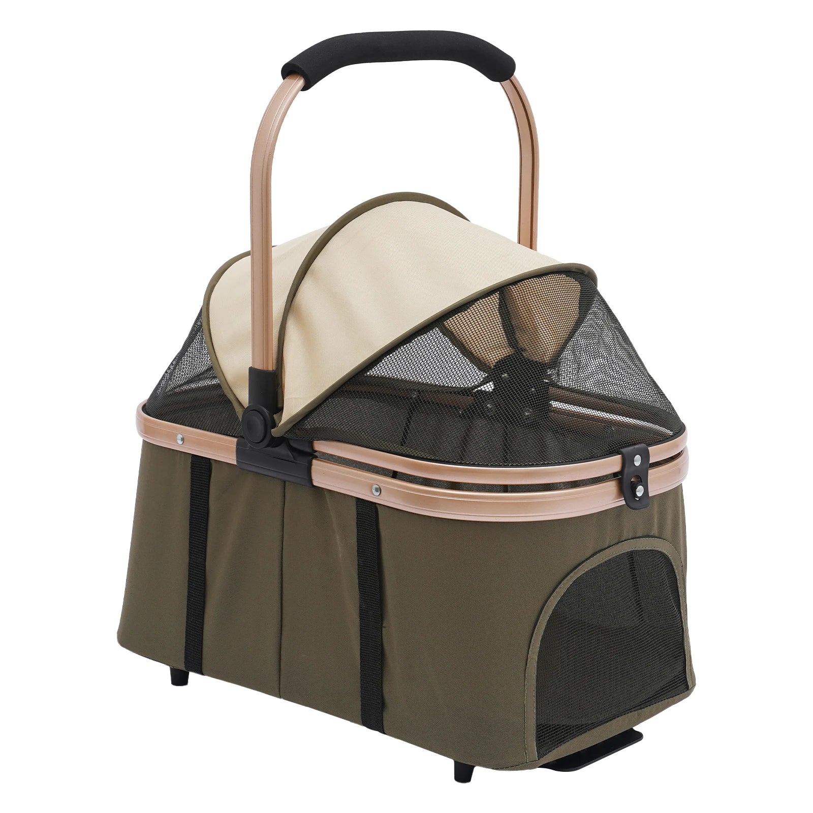 2-Tier Foldable Pet Stroller