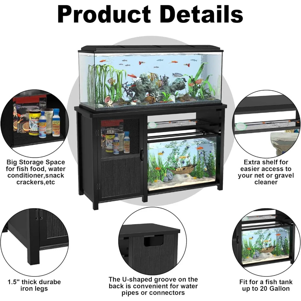 "Durable Frame Aquarium Stand