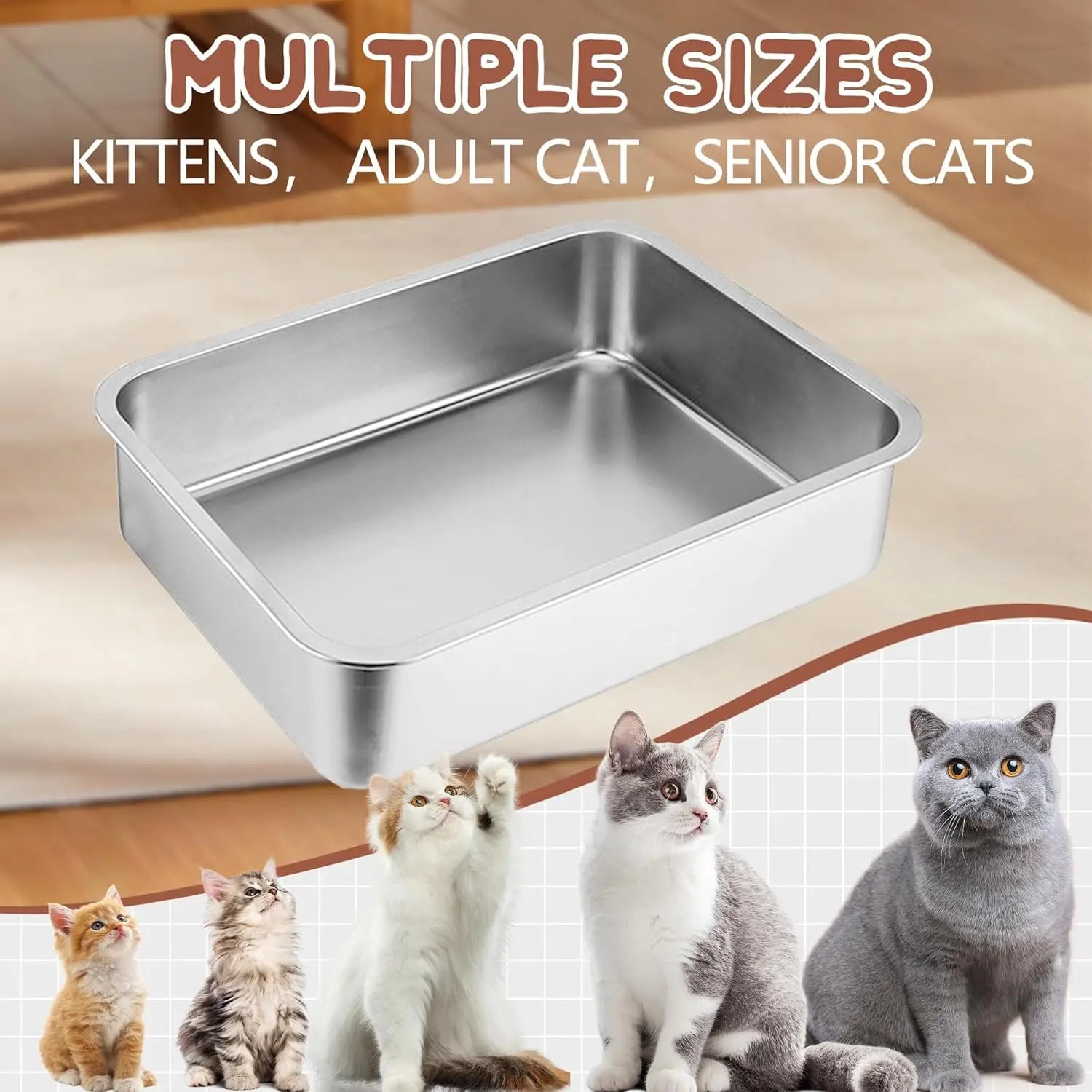 Low Entry Cat Litter Box
