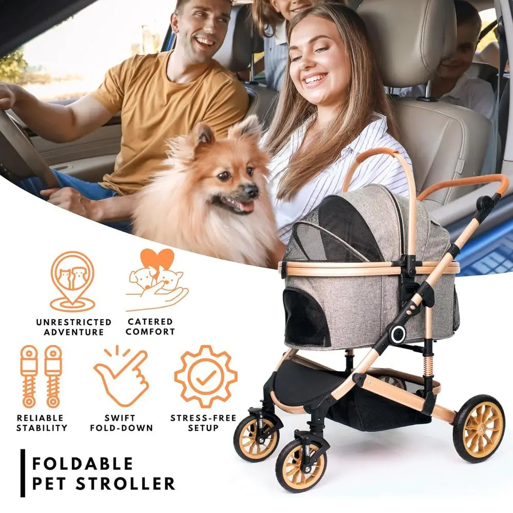 Pet Stroller for M Dogs