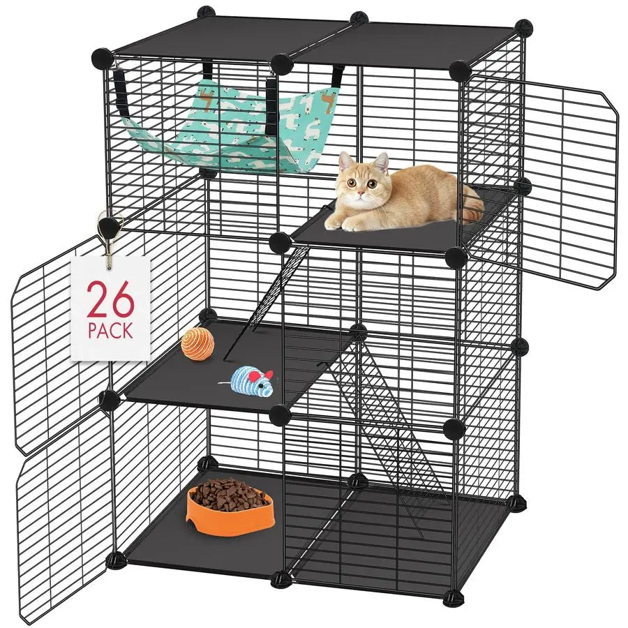 3Tier DIY Cat Enclosures,