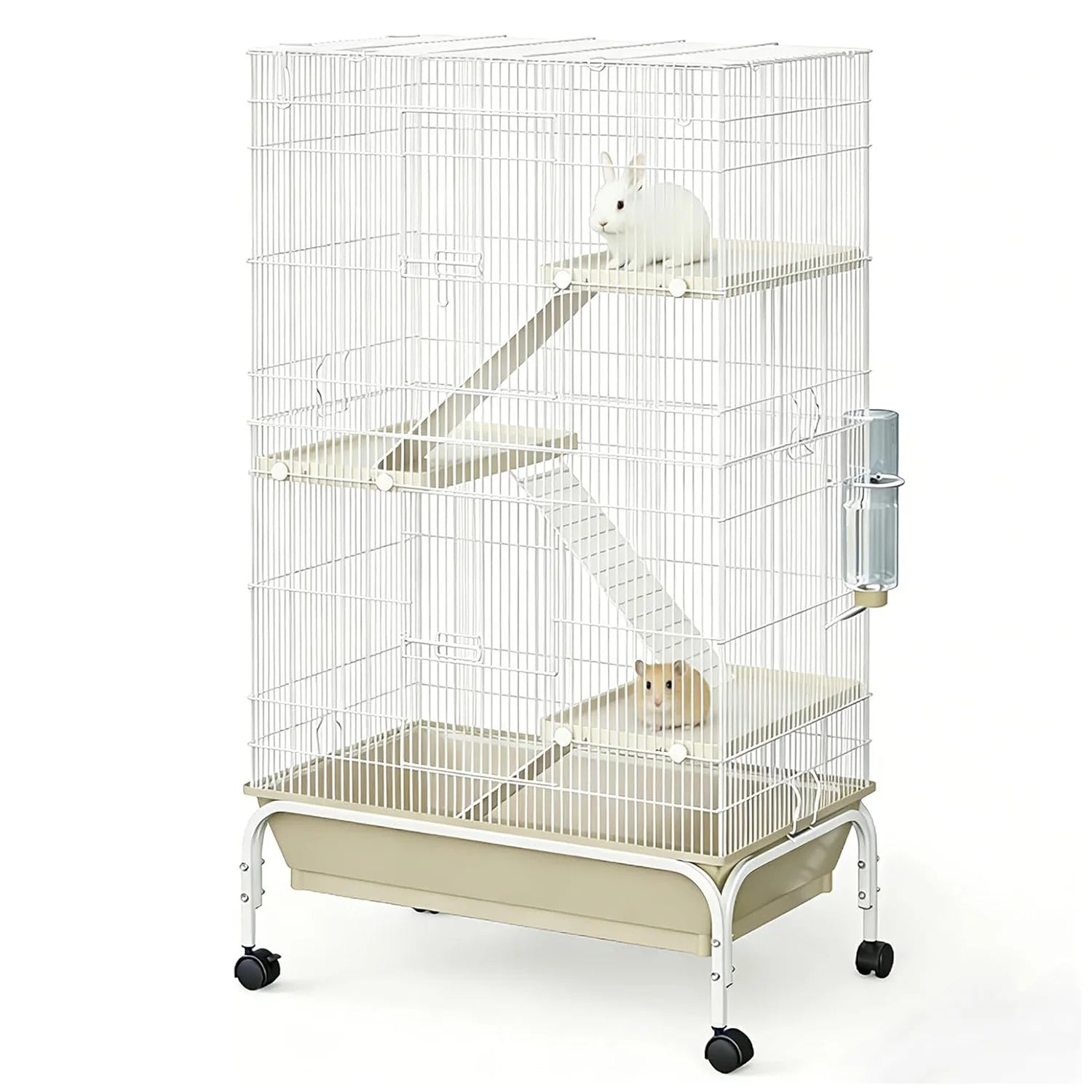 Small Animal Cage with Wheels