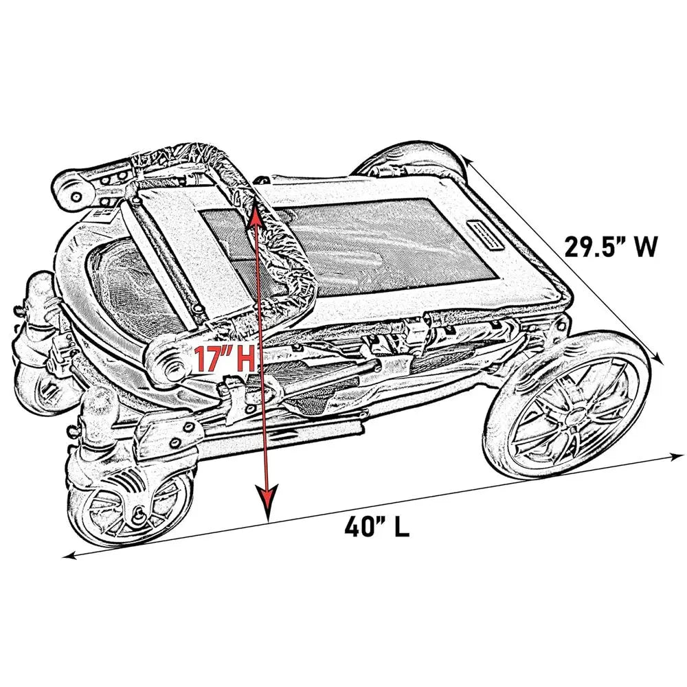NO-Zip Stroller for Dogs/Cats