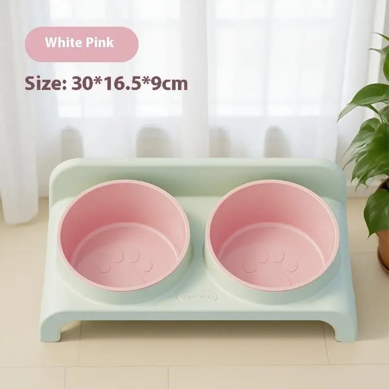 Food Feeders Pet Cat/Dog Double Bowls