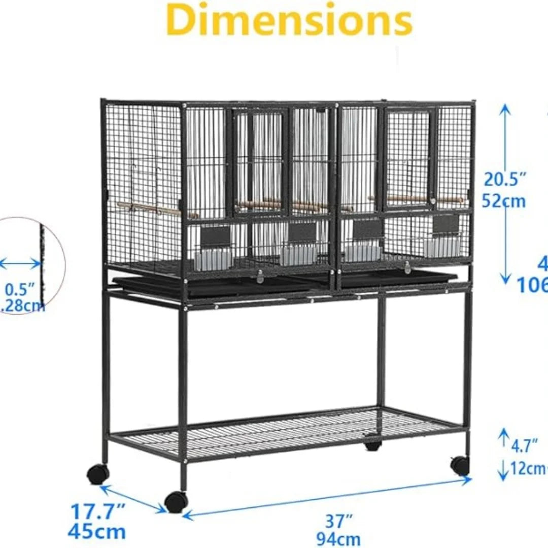 Bird Cage/Wooden Perches