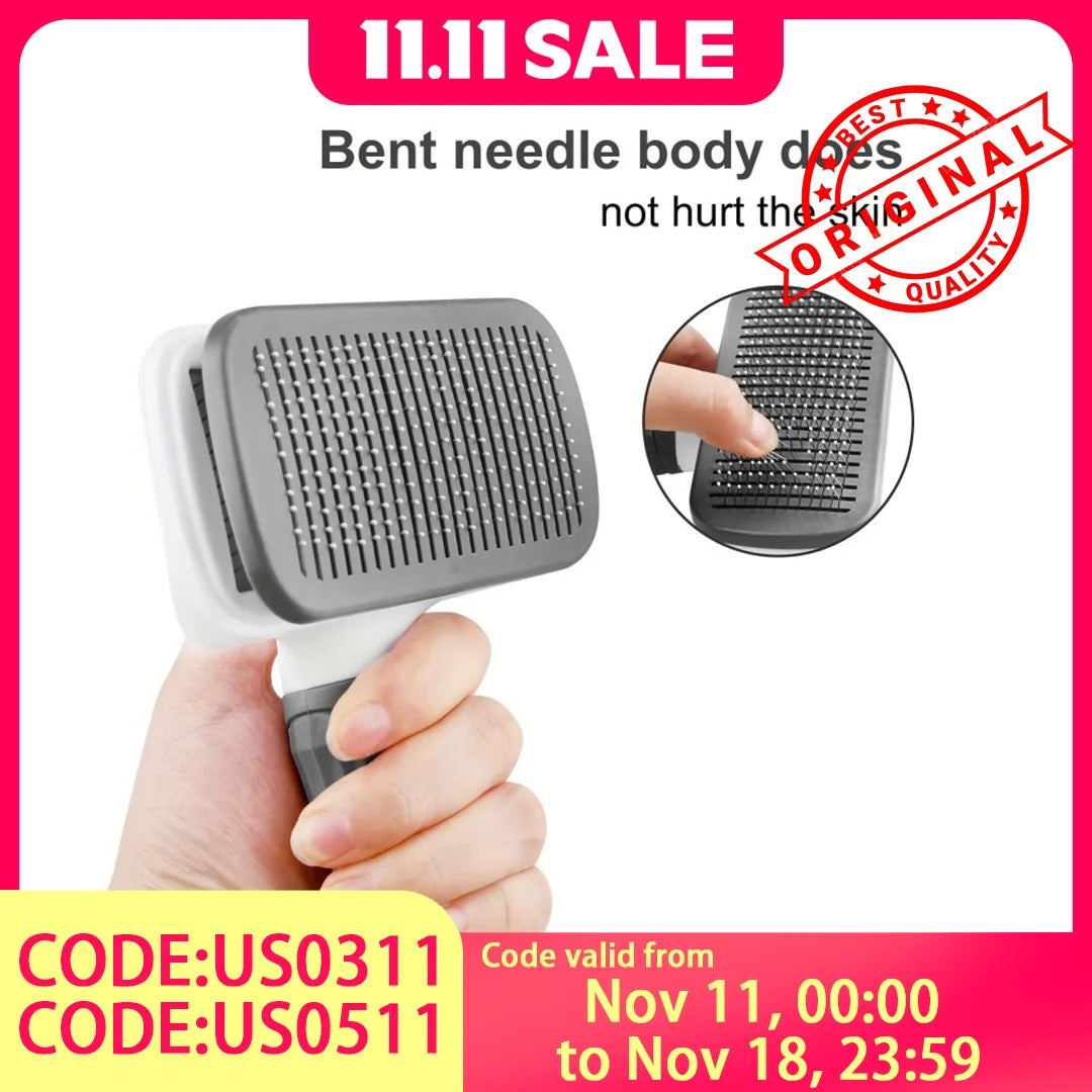 2-in-1 Pet Grooming Brush