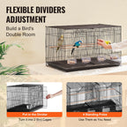 30In Flight Bird Cage, Stackable