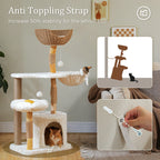 Solid Wood Cat Tree