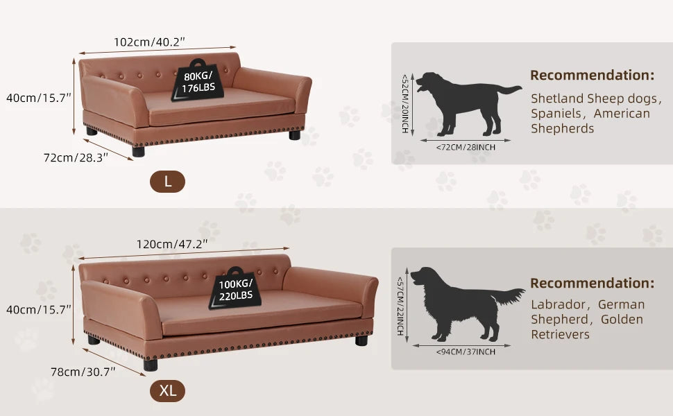 Heavy Duty Pet Sofa Large