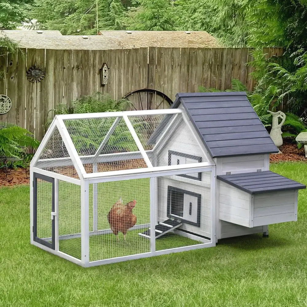 Chicken Coop with Detachable Run