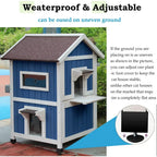 Cat house, large for feral cats
