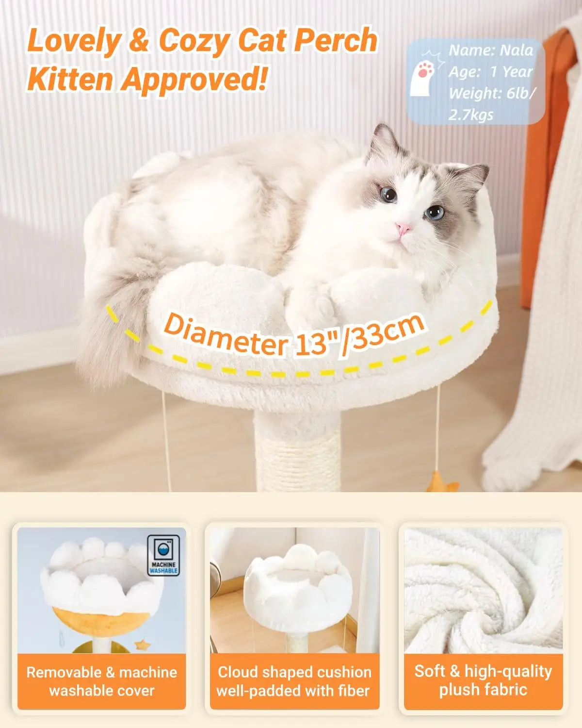 Cloud Cat Tree/Scratching Post