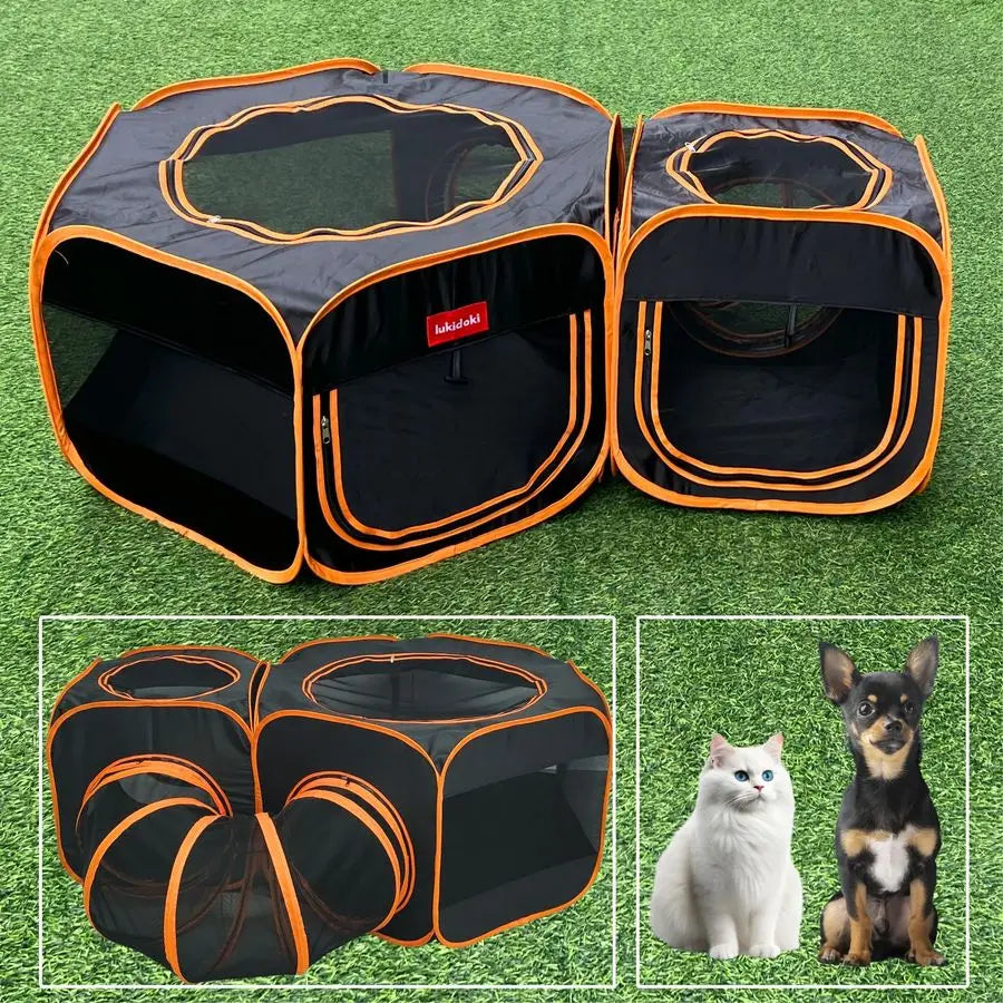 Cat Playpen 2Room/Tunnel