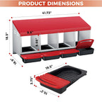 Chicken Nesting Box Automatic Roll-Out Egg