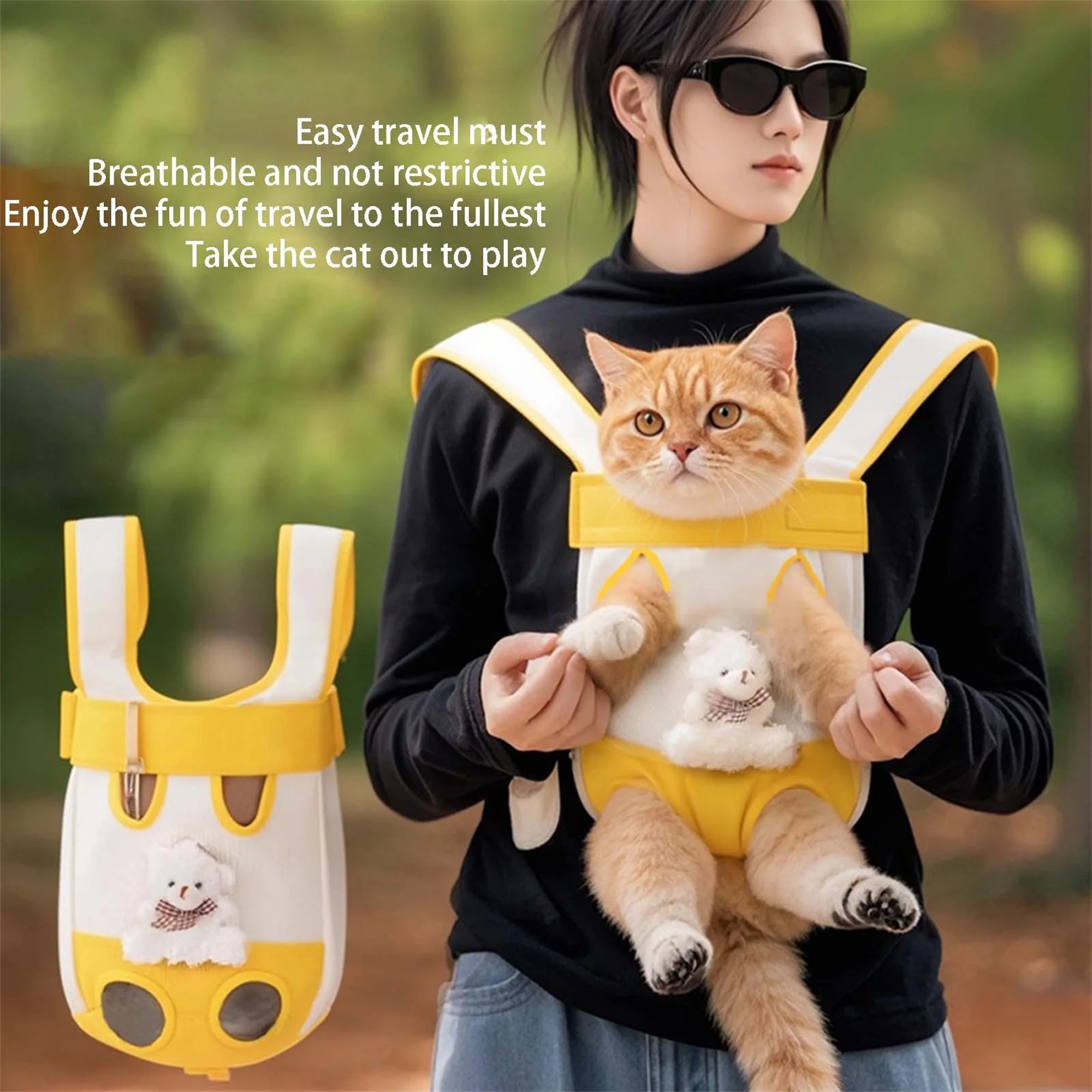 Dog Backpack Hands-Free