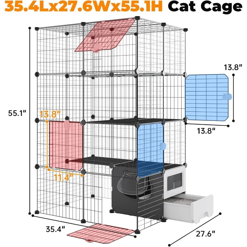 Cat Enclosure/Litter Box
