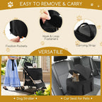 Pet Stroller Black/Rose/Gold, Detachable