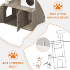 Cat Tree/Hidden Litter Box