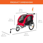 2in1 Dog Bike Trailer