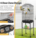 Multi-Level Parrot Habitat
