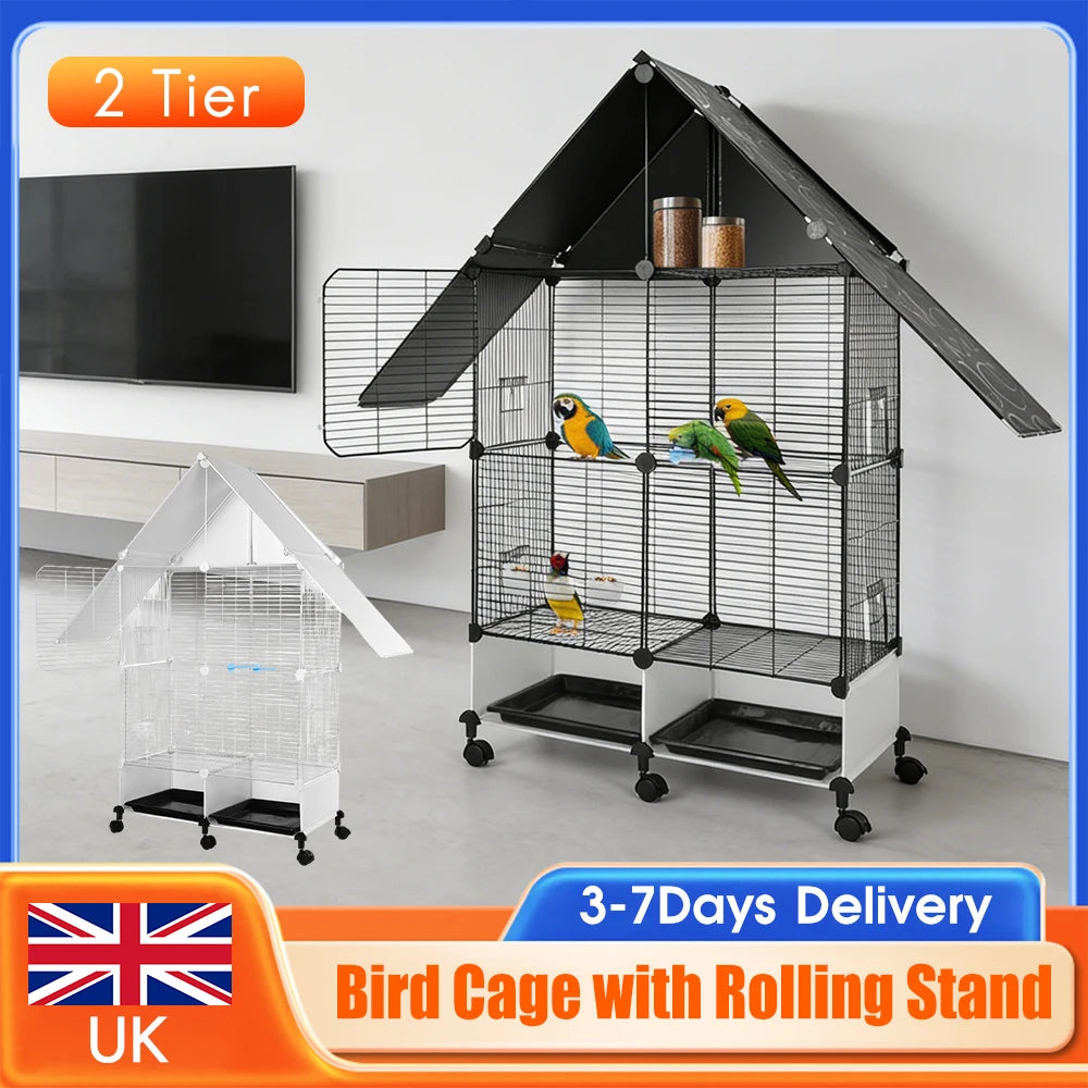 Large 2 Tier Bird Cage