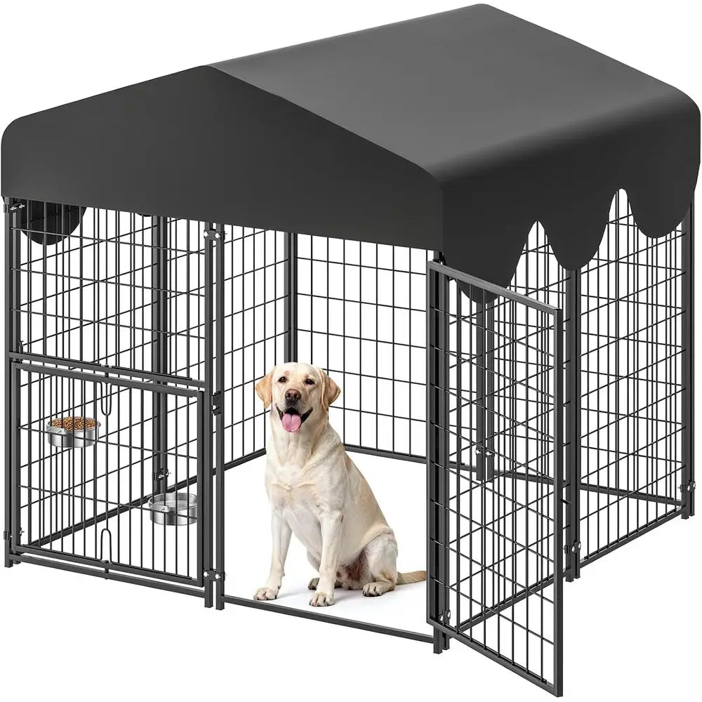 Heavy-Duty Metal Dog Run