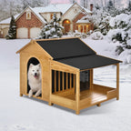 Natural large dog house
