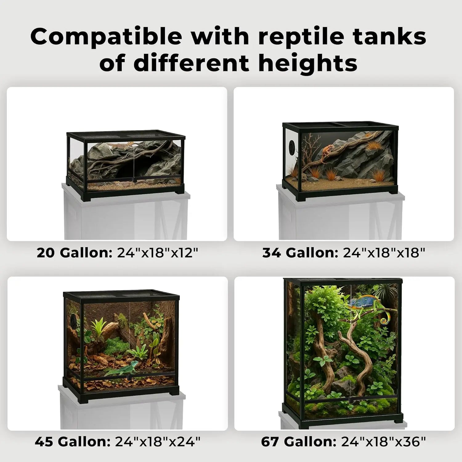 67-Gallon Reptile Tank Stand
