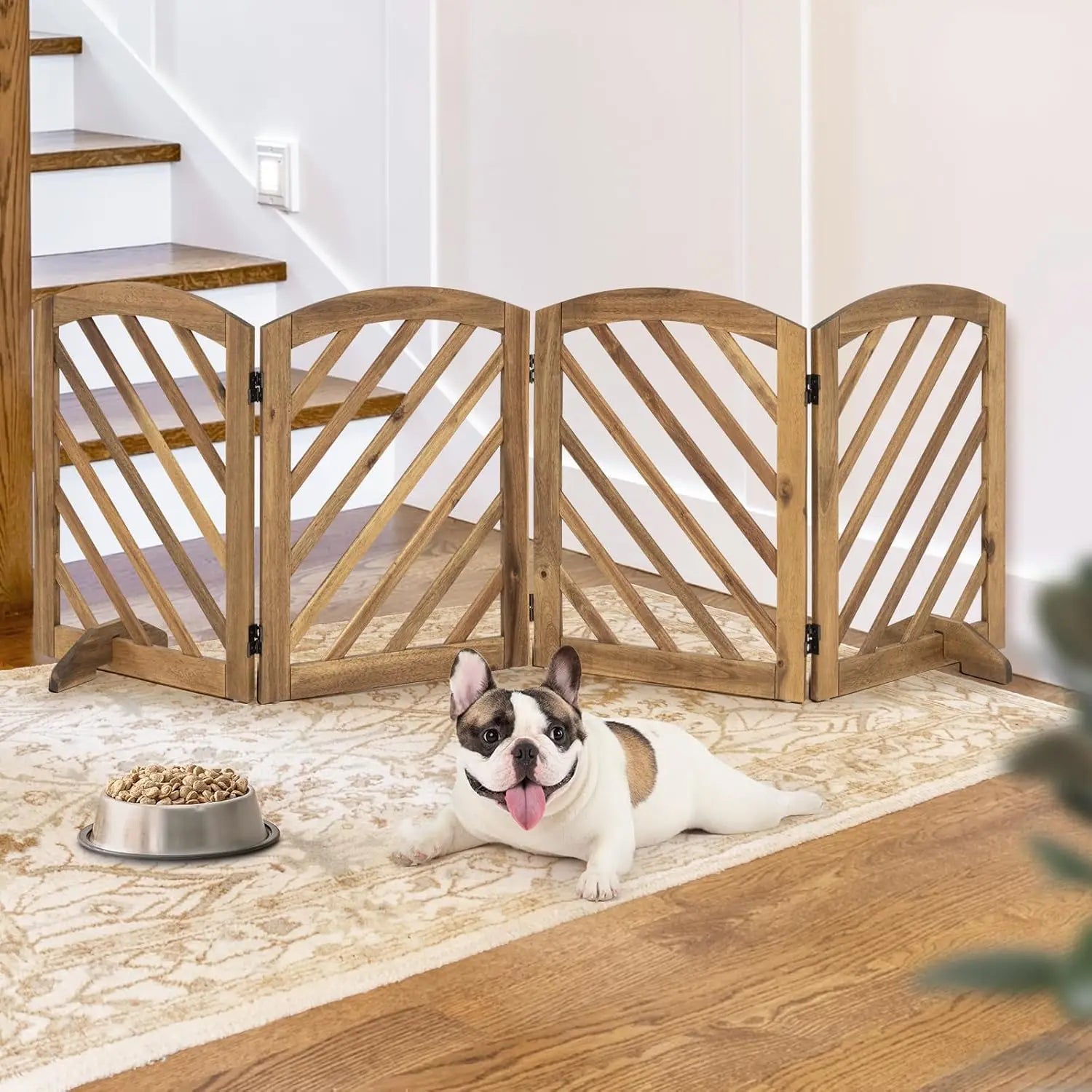 Solid Acacia Wood Dog Gate