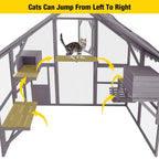Wooden Cat Enclosure