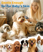 Pet Grooming Clippers with Ceramic Blade