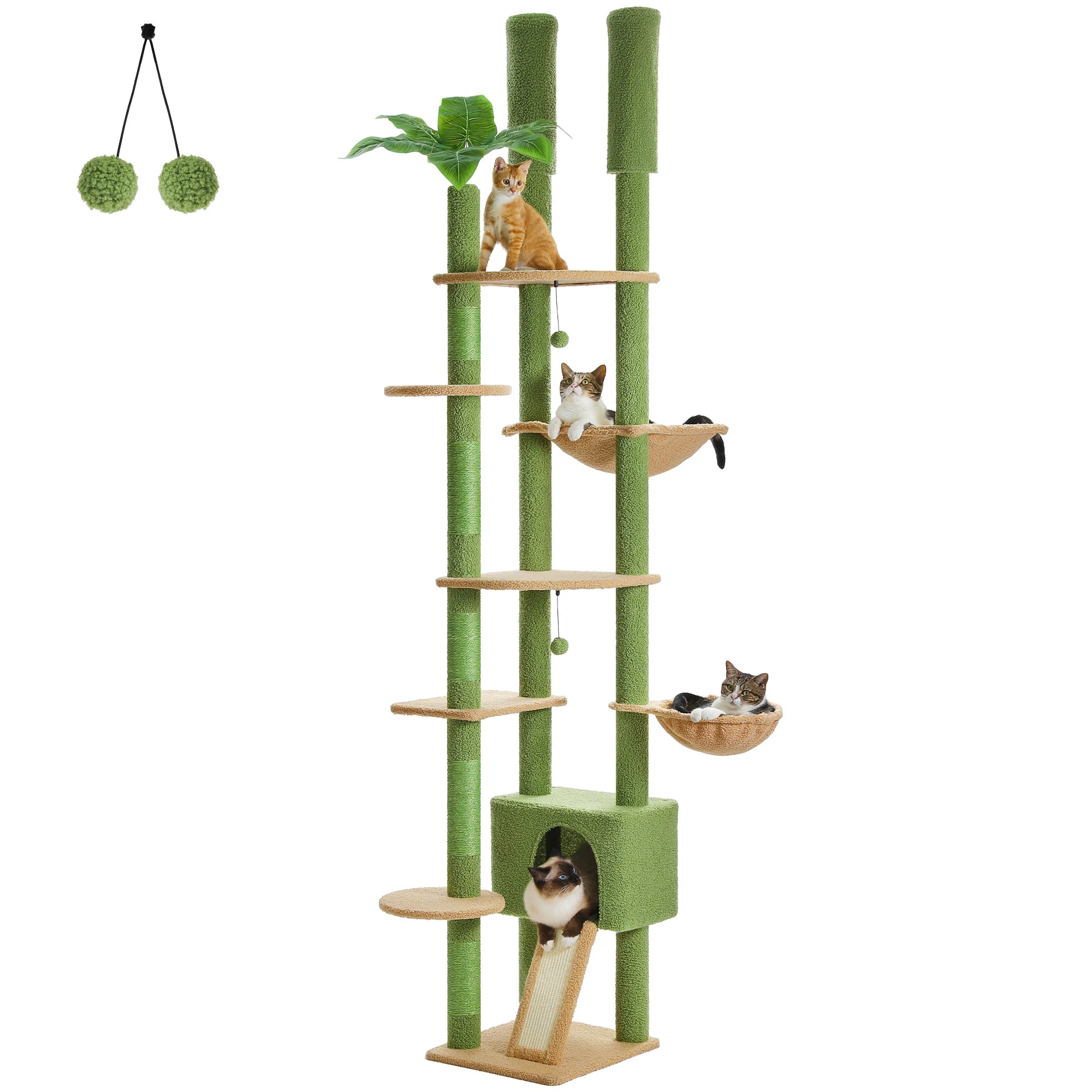 Height Adjustable Cat Tree