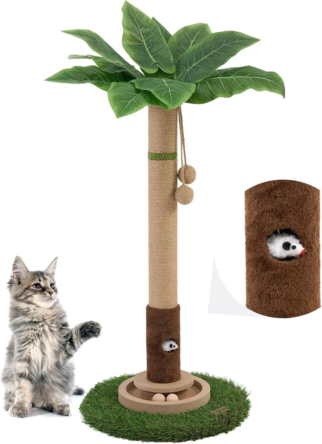 Cat Scratching Post 35'' Tall