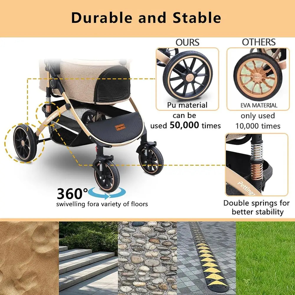 stroller for S/M/L pets