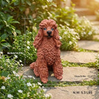 Poodle Statues Outdoor garden sculpture decor