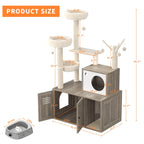 Cat Tree/Hidden Litter Box
