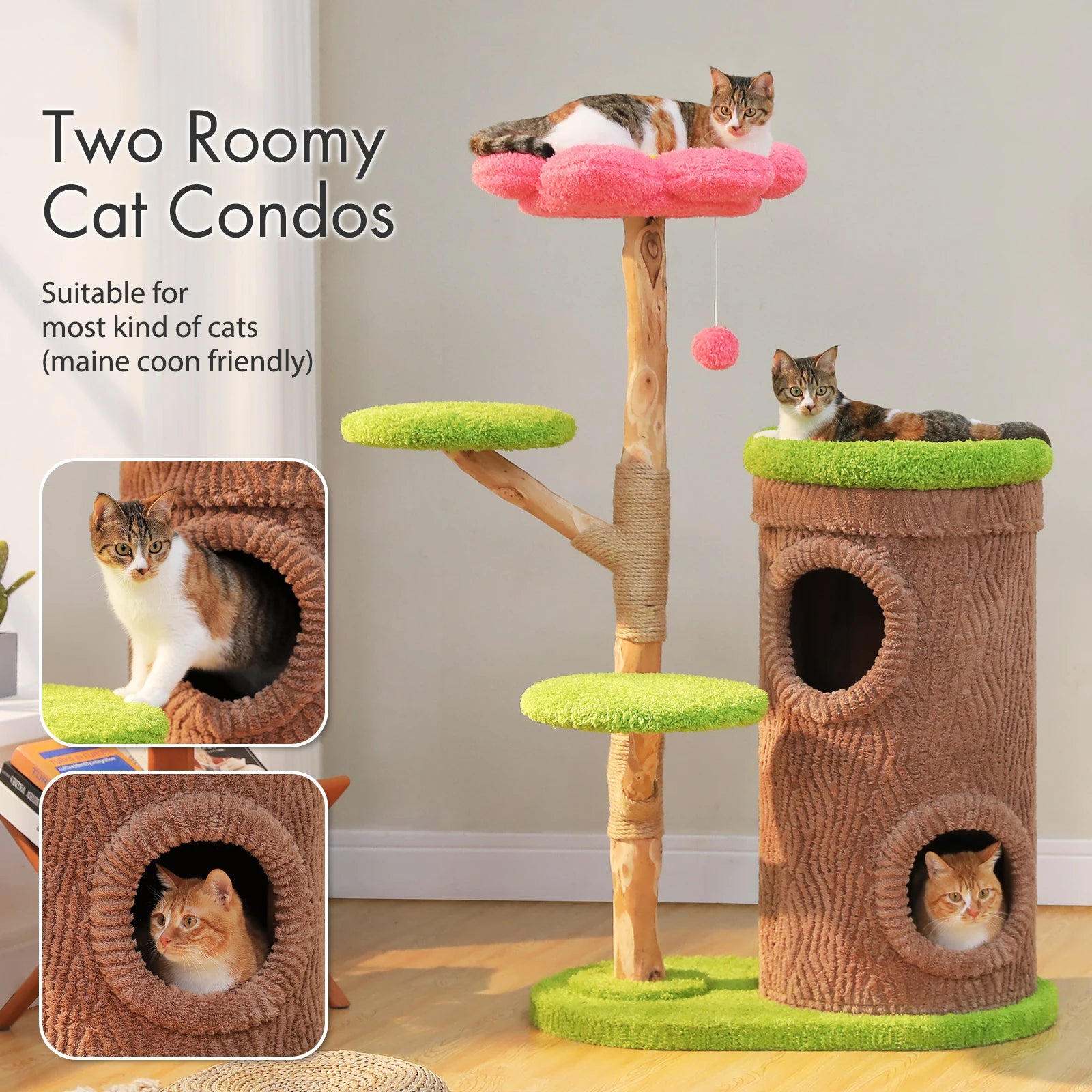 Wood Cat Tree