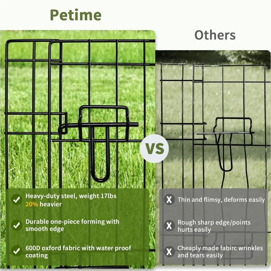 Foldable Dog Exercise Yard Fence