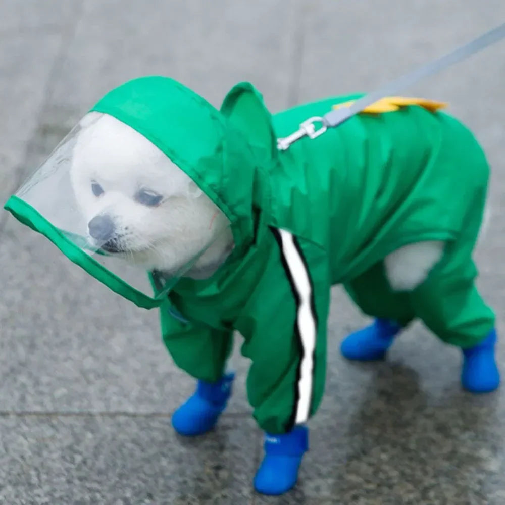 Bear Shape Dog Raincoat