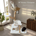 Solid Wood Cat Tree