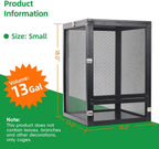 13 Gal Foldable Reptile Cage