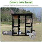 Wooden Cat Enclosure