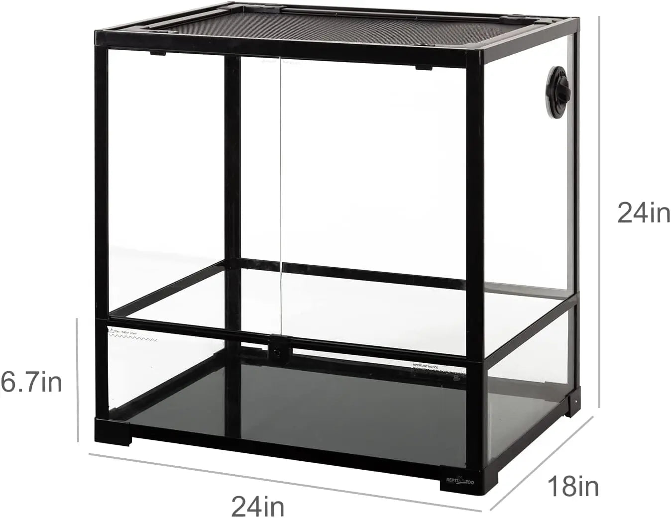 45 Gallon Glass Reptile Terrarium