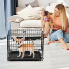Single Door 30 Inch Folding Cage